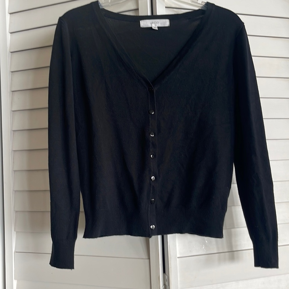 Elle Clo Black Cardigan (L)